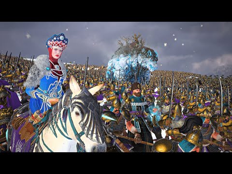 Kislev vs Norsca in Total War Warhammer 3 The Battle for the North