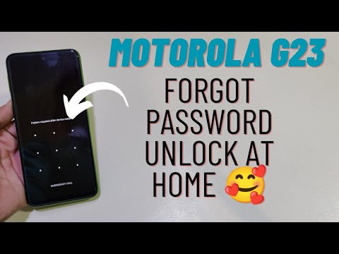 Motorola G23 Forgot Password Unlock At Home No Need Computer