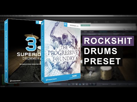 Superior Drummer 3 I The Progressive Foundry SDX I Rockshit Drums