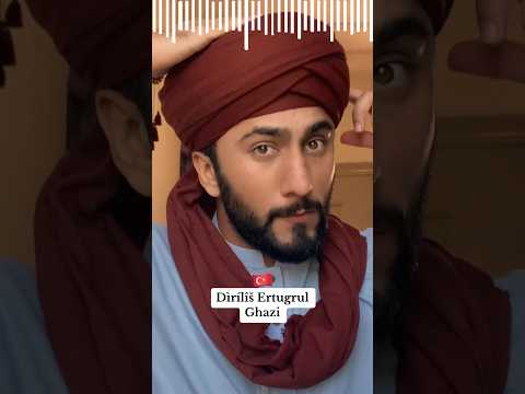 How to tie 🇹🇷#1million #headband #ertugrul #shorts #pagg #viral