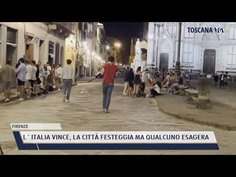 2021-07-03 FIRENZE - L'ITALIA VINCE, LA CITTÀ FESTEGGIA MA QUALCUNO ESAGERA
