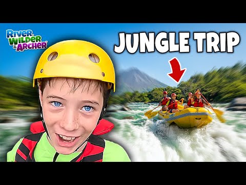 Kids JUNGLE ADVENTURE in Costa Rica! Rafting, Rappelling & SLOTHS!