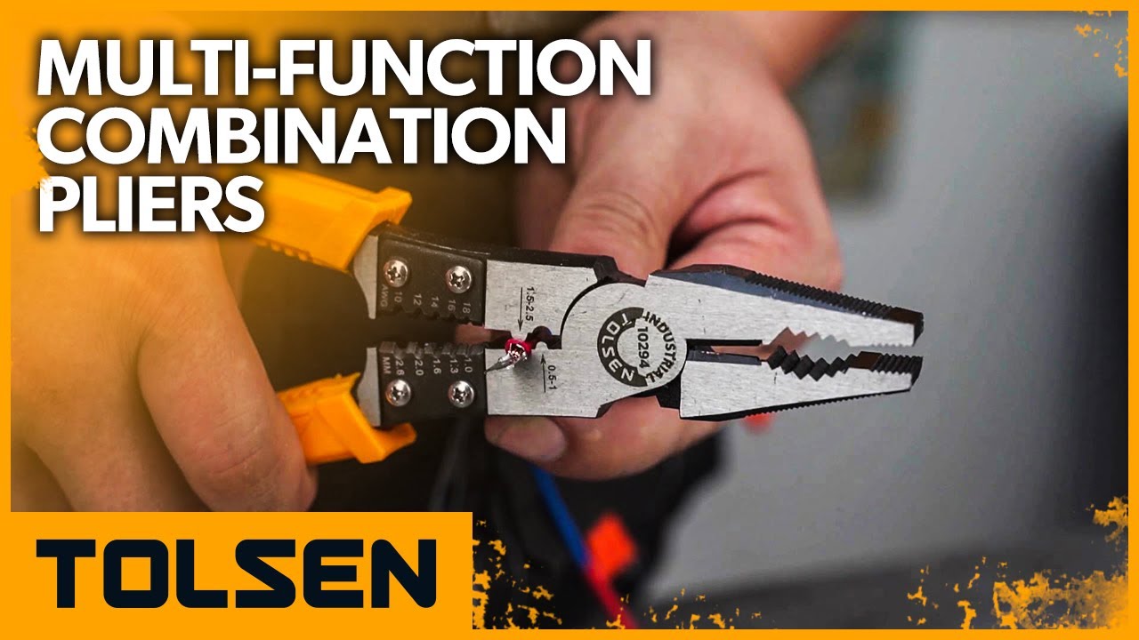 TOLSEN Wire Stripper Multi-function Combination Pliers
