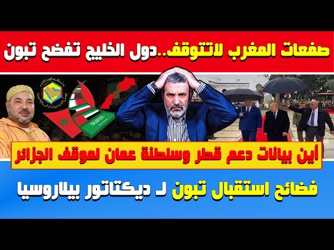 بن سديرة ينفجر🔥بعد صفعة دول الخليج للجزائر في ملف الصحراء وفضائح تبون مع رئيس بيلاروسيا🔴الجزائر أصب.