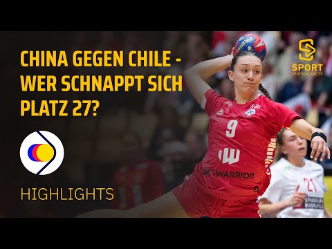 China - Chile | Highlights - Platzierungsspiel 27-28, Handball-WM der Frauen 2023 | SDTV