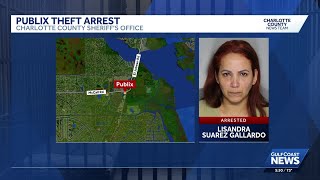 Port Charlotte woman accused of stealing over $1K in groceries from Publix