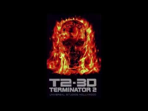 Terminator 2: 3D Battle Across Time Soundtrack - Sarah Warns/T-1000 Infiltrates Cyberdyne