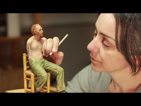sculpture of van gogh tutorial by juliana lepine