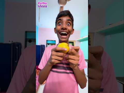 மாம்பழம் இன்னைக்கு ஒரு புடி. 😲🤤 #funnyaishorts #familyfun #puthuideas