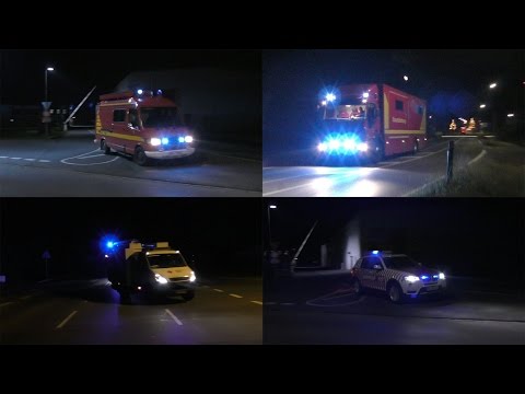 [ELW 3] Einsatzfahrten Feuerschutztechnisches Zentrum, RDKD, DRK, THW Kreis Düren