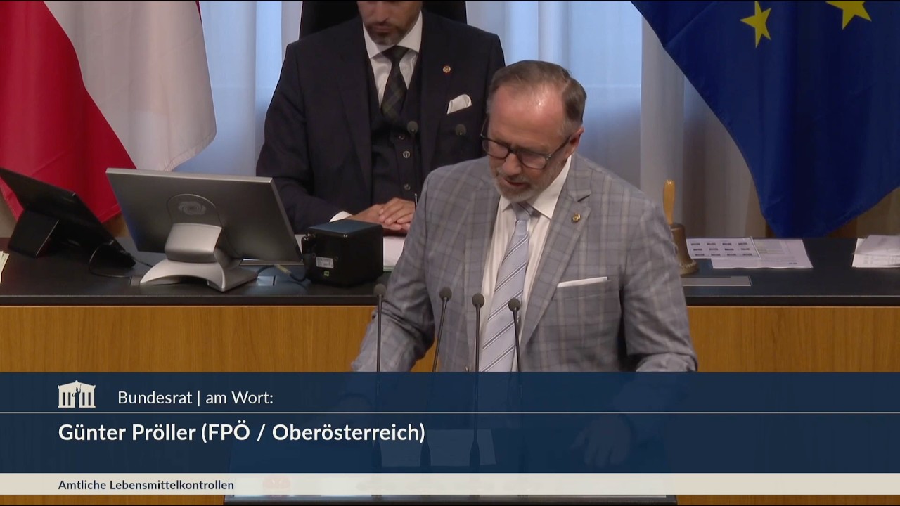Günter Pröller - Lebensmittelsicherheits- und Verbraucherschutzgesetz - 16.7.2026
