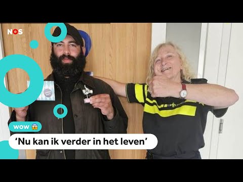 Dakloze man die portemonnee terugbracht krijgt 34.000 euro