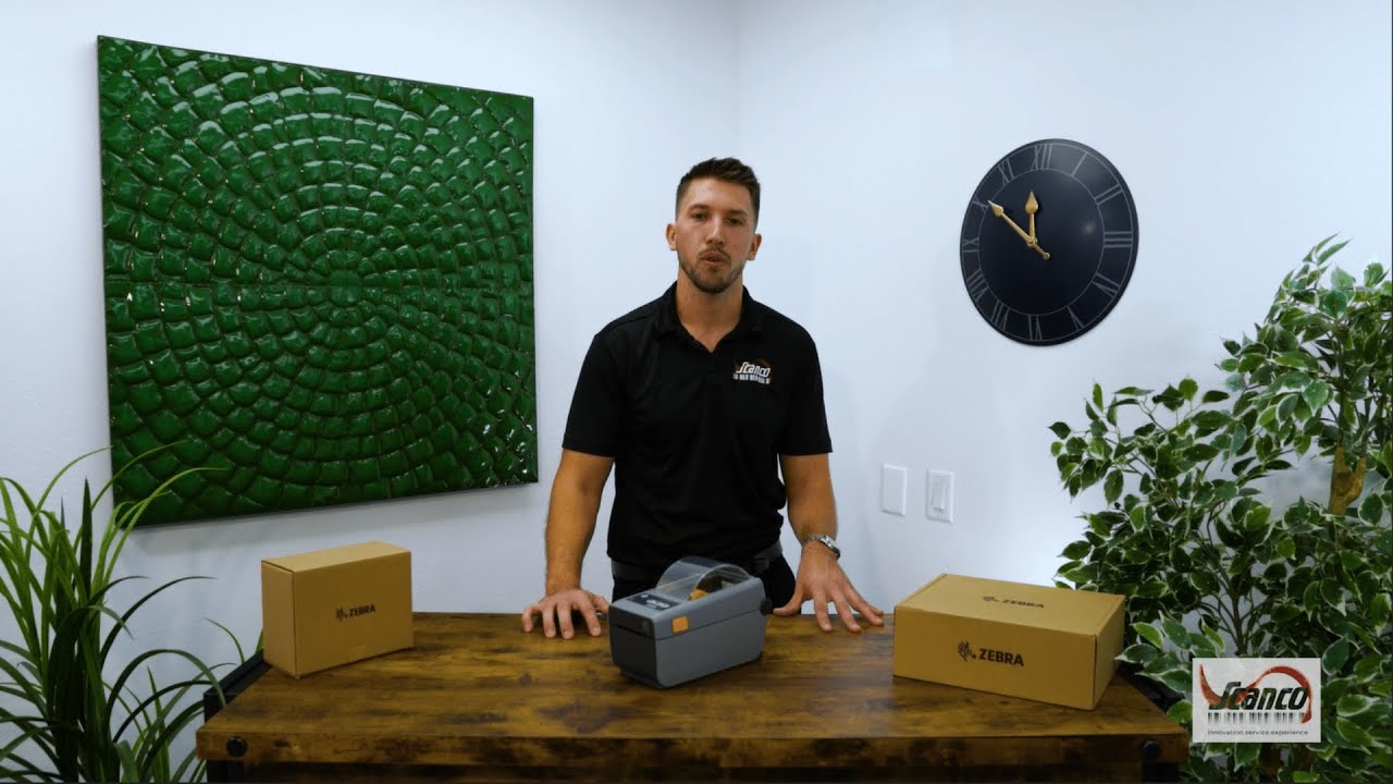 Unboxing the Zebra ZD411 Desktop Barcode Label Printer | Scanco Software, LLC