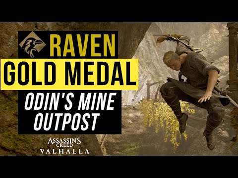 🥇 SLEEPING GOLD Odin’s Mine Hideout - Trial of the RAVEN - Mastery Challenge Tips | AC Valhalla