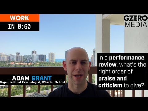 How to give an effective performance review.