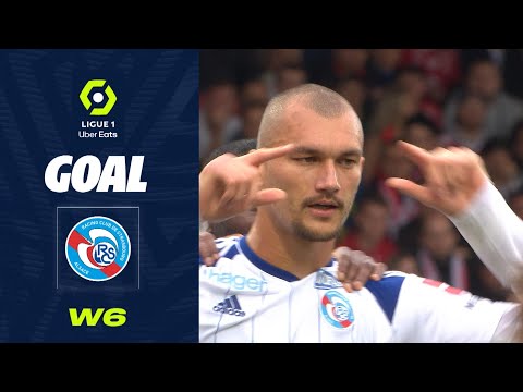Goal Ludovic AJORQUE (28' pen - RCSA) STADE BRESTOIS 29 - RC STRASBOURG ALSACE (1-1) 22/23