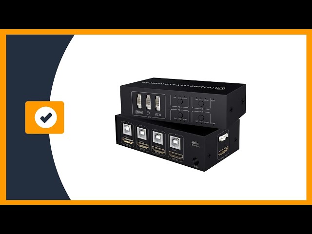 Vídeo relacionado con Yinker Cable KVM USB HDMI de 3 m para interruptor KVM HDMI, alimentado por USB y transferencia de datos, 4K a 60Hz YUV 4:4:4