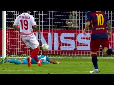 FC Barcelona vs Sevilla 5 4 Highlights UEFA Super Cup 2015 16 HD 720p English Commentary