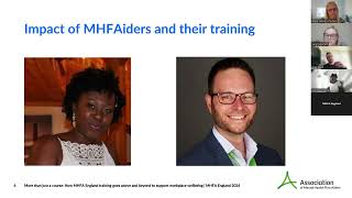 MHFA England training workplace wellbeing webinar