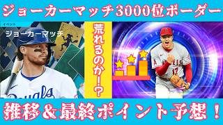 【TB第3弾】ジョーカーマッチボーダーと最終予想、推移まとめ！最終日は荒れる！？【メジャスピ】MLB PRO SPIRIT