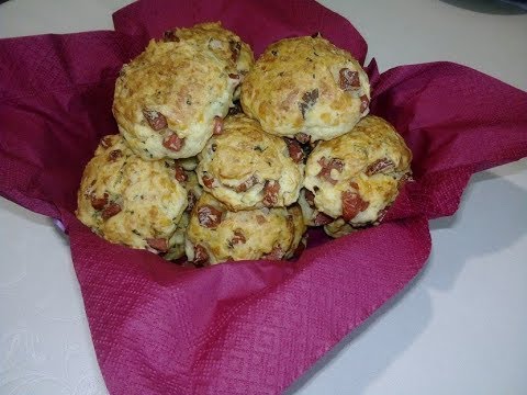 Бездрожжевые булочки-бутерброды