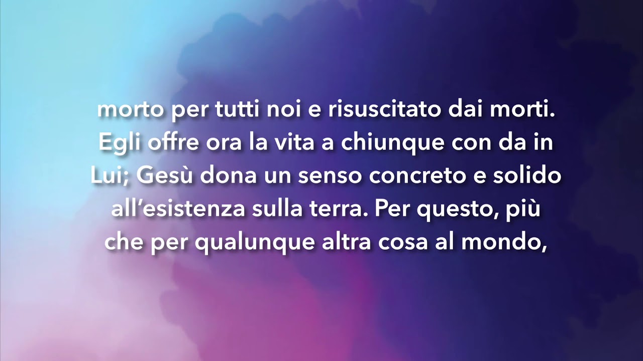 Meditazione Calendario"Parole di Vita" del 23 novembre 2019