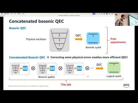 Connor Hann:  Hardware-efficient quantum error correction using concatenated bosonic qubits