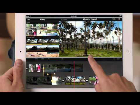 Apple iPad 2 Guided Tour iMovie