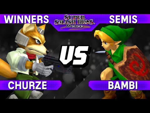 Smash Melee - Churze (Fox) vs Bambi (Y.Link) - S@LT 193 Winners Semis