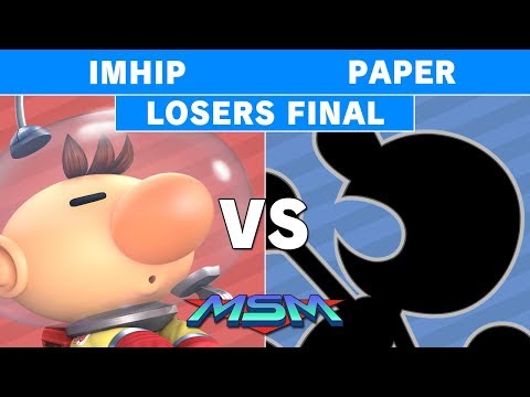 MSM 177-  Imhip (Pikmin & Olimar) vs Paper (Mr. Game & Watch) Losers Finals - Smash Ultimate