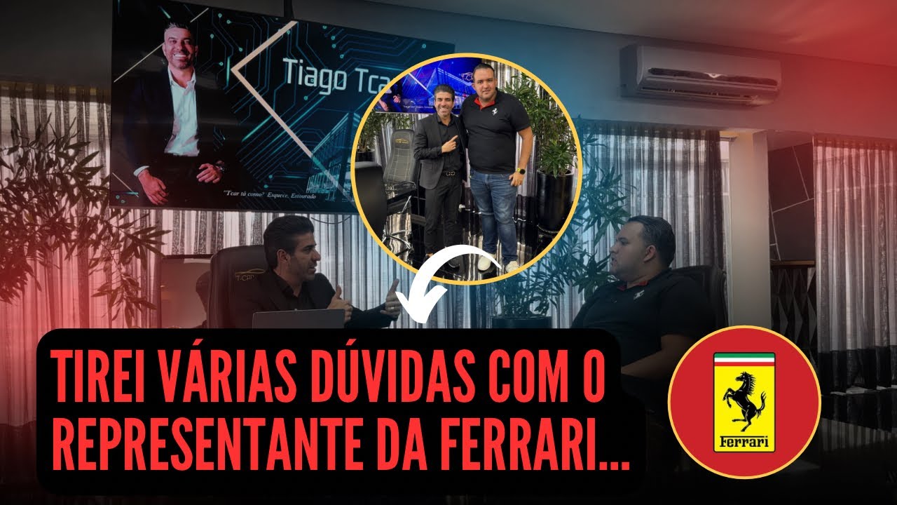 TIREI VARIAS DUVIDAS COM O REPRESENTANTE DA FERRARI AQUI NO BRASIL