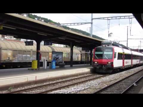 Trains passing through Neuchatel Railway Station