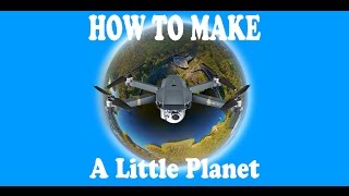 How to make a Little Planets & 360 photos with "ICE"& "Litchi" Tutorial