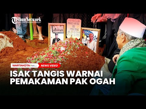 Tangisan Keluarga Warnai Pemakaman Pak Ogah di TPU Jatisari 2, Sang Anak Nyaris Pingsan
