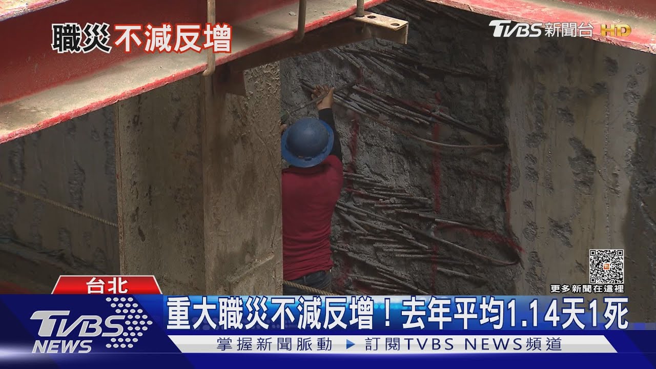 重大職災死亡人數創6年新高 去年平均每1.14天一勞工死亡