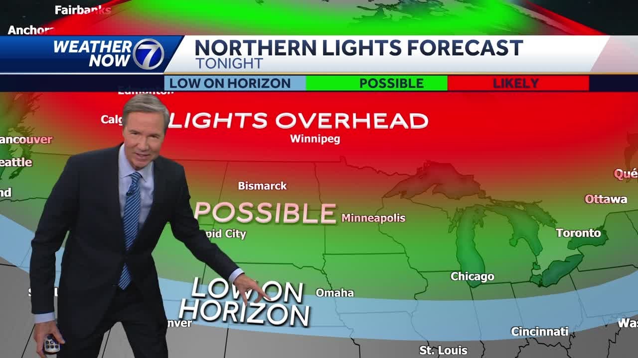 Northern lights tonight maybe near Omaha