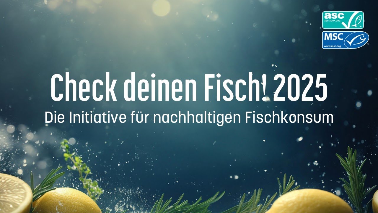 Check deinen Fisch! 2025 – Gemeinsam für nachhaltigen Fischkonsum.