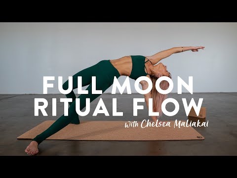 FULL MOON YOGA CLASS 🌕 15-Minute Full Moon Ritual Yoga Flow with Chelsea Maliakai
