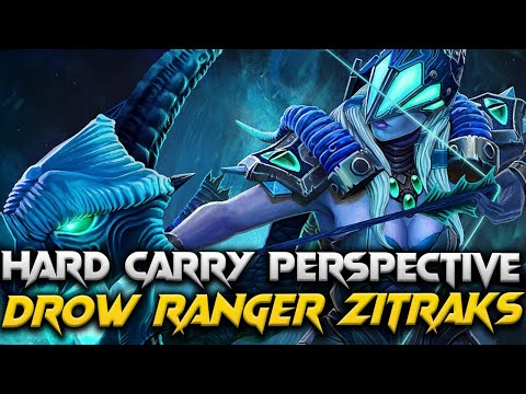 How to play Zitraks use Drow ranger The Hard Carry MVP - Dota 2 Pro Gameplay Patch 7.35C #drowranger
