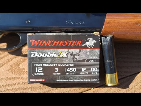Pretty Impressive! Winchester Double X 3" 12 Pellet 00 Buck 40yd Test W/ 11-87 & Stock Full Choke