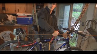 Homemade Weed Eater/Weed Wacker Motorized Bike Build (part 3/4)