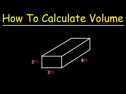 Part of a video titled How To Calculate The Volume In Cubic Feet & Cubic Meters - YouTube