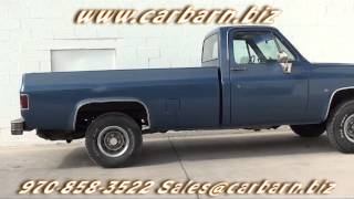 preview picture of video 'SOLD! - 1983 Chevy Diesel 4x4 Pickup at Car Barn in Fruita, CO near Grand Junction'