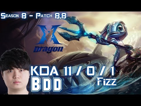 KZ BDD FIZZ vs TWISTED FATE Mid - Patch 8.8 KR Ranked