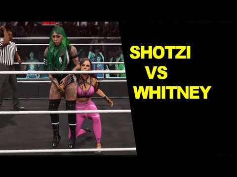 WWE 2K22 Shotzi vs Whitney - Knockout Match