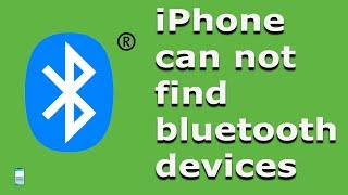 iPhone can not find bluetooth devices [ Fix the pairing problem ]