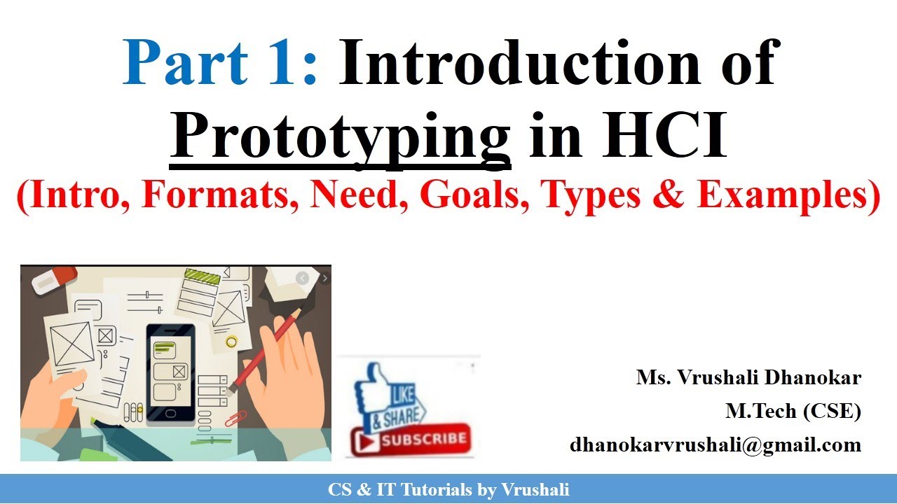 HCI 4.4 Part 1:  Prototyping Techniques with Examples | HCI