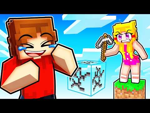I Trapped My Friends on a FAKE ONE BLOCK!