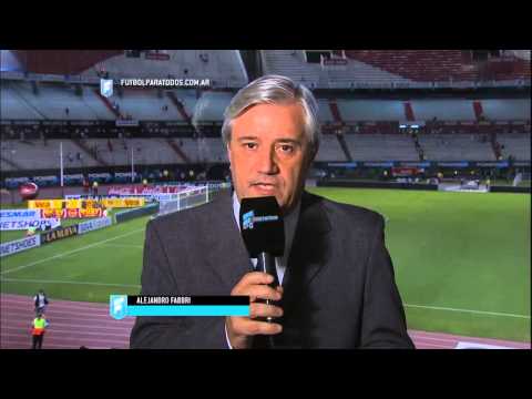 El análisis de Fabbri. River 2 Unión 2.Fecha 4. Torneo Primera División 2015.FPT