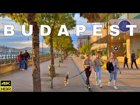 Autumn Arrives in Budapest 🍁🌅 | HUNGARY 🇭🇺 2024 | 4K HDR